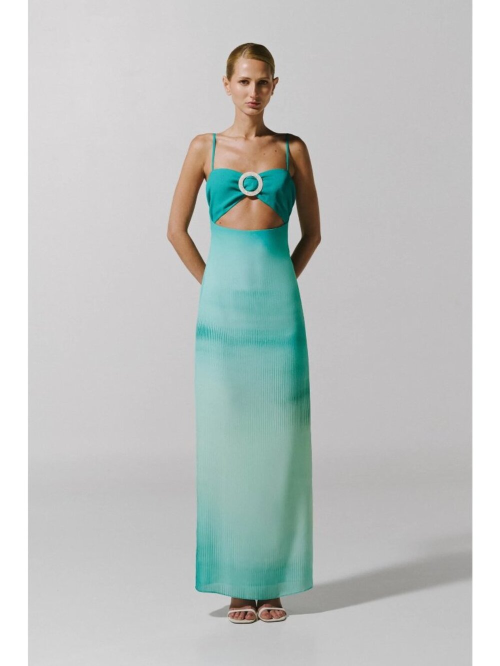 Baobab Aman Maxi Dress Green Eden Womens Size Medium